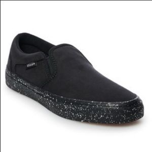 Vans Asher Deluxe Slip On Canvas Confetti Bottoms